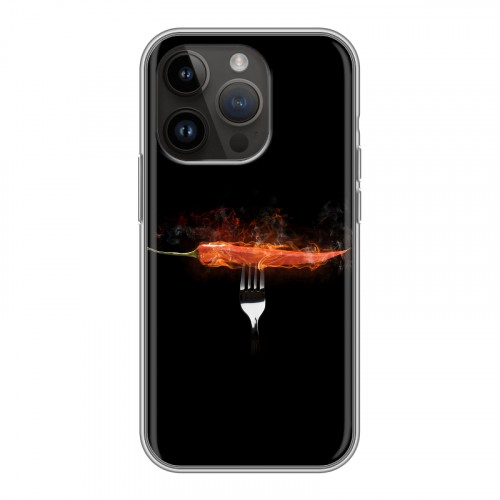 Дизайнерский силиконовый чехол для Iphone 14 Pro Red Hot Chili Peppers