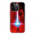 Дизайнерский силиконовый чехол для Iphone 14 Pro Star Wars : The Last Jedi