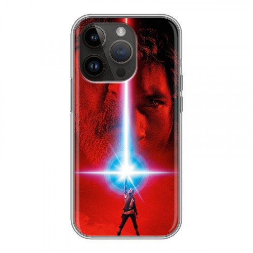 Дизайнерский силиконовый чехол для Iphone 14 Pro Star Wars : The Last Jedi