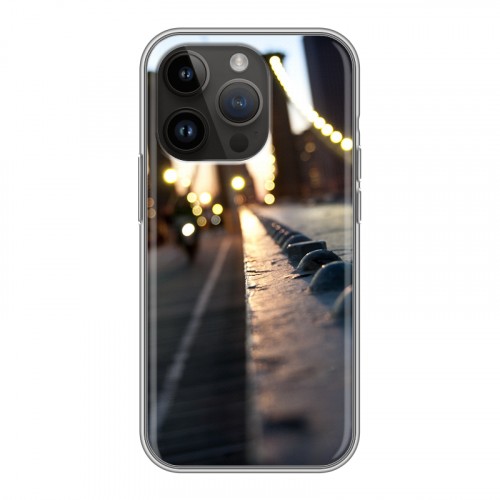 Дизайнерский силиконовый чехол для Iphone 14 Pro Нью-Йорк