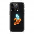 Дизайнерский силиконовый чехол для Iphone 14 Pro Неоновые образы