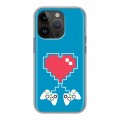 Дизайнерский силиконовый чехол для Iphone 14 Pro День Святого Валентина