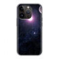 Дизайнерский силиконовый чехол для Iphone 14 Pro Галактика