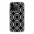 Дизайнерский силиконовый чехол для Iphone 14 Pro Черно-белые фантазии