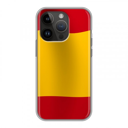 Дизайнерский силиконовый чехол для Iphone 14 Pro Флаг Испании