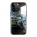 Дизайнерский силиконовый чехол для Iphone 14 Pro Lamborghini