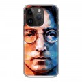 Дизайнерский силиконовый чехол для Iphone 14 Pro Джон Леннон