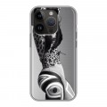 Дизайнерский силиконовый чехол для Iphone 14 Pro Ники Минаж