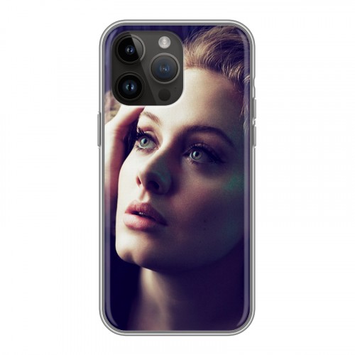 Дизайнерский силиконовый с усиленными углами чехол для Iphone 14 Pro Max