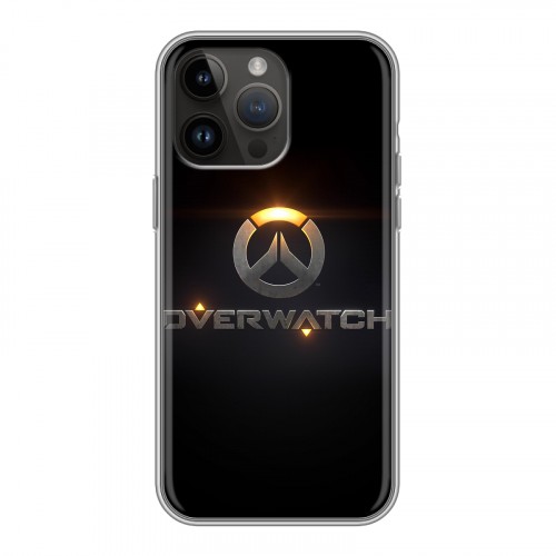 Дизайнерский силиконовый чехол для Iphone 14 Pro Max Overwatch