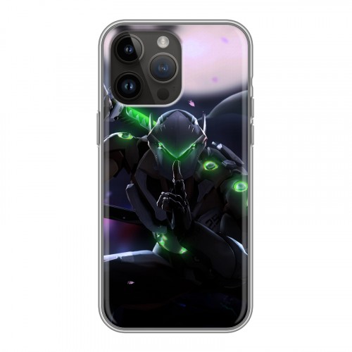 Дизайнерский силиконовый чехол для Iphone 14 Pro Max Overwatch