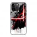Дизайнерский силиконовый чехол для Iphone 14 Pro Max Star Wars : The Last Jedi