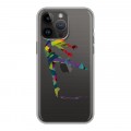 Полупрозрачный дизайнерский силиконовый чехол для Iphone 14 Pro Max Прозрачные танцоры 