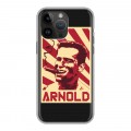 Дизайнерский силиконовый чехол для Iphone 14 Pro Max Арнольд