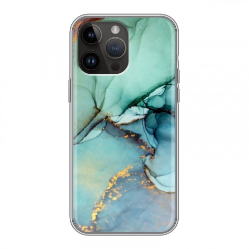 Дизайнерский пластиковый чехол для Iphone 14 Pro Max Мраморные узоры