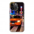 Дизайнерский силиконовый чехол для Iphone 14 Pro Max Нью-Йорк