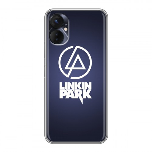 Дизайнерский силиконовый с усиленными углами чехол для Tecno Spark 9 Pro Linkin Park