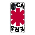 Дизайнерский силиконовый с усиленными углами чехол для Tecno Spark 9 Pro Red Hot Chili Peppers