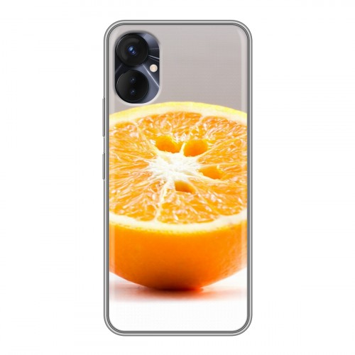 Дизайнерский силиконовый с усиленными углами чехол для Tecno Spark 9 Pro Апельсины