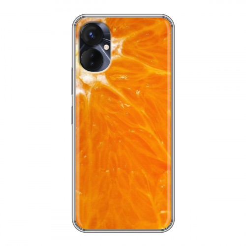 Дизайнерский силиконовый с усиленными углами чехол для Tecno Spark 9 Pro Апельсины