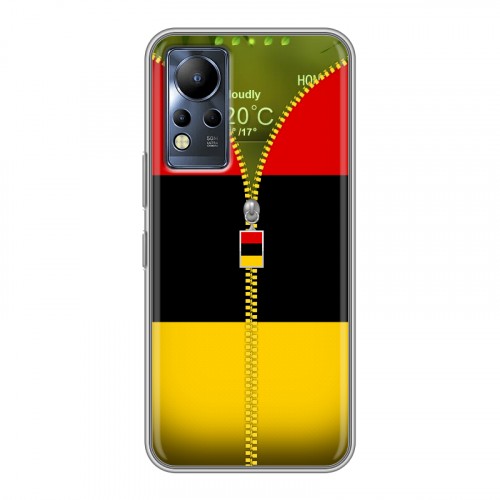 Дизайнерский силиконовый чехол для Infinix Note 12 Флаг Германии