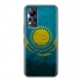 Дизайнерский силиконовый чехол для Infinix Note 12 Флаг Казахстана