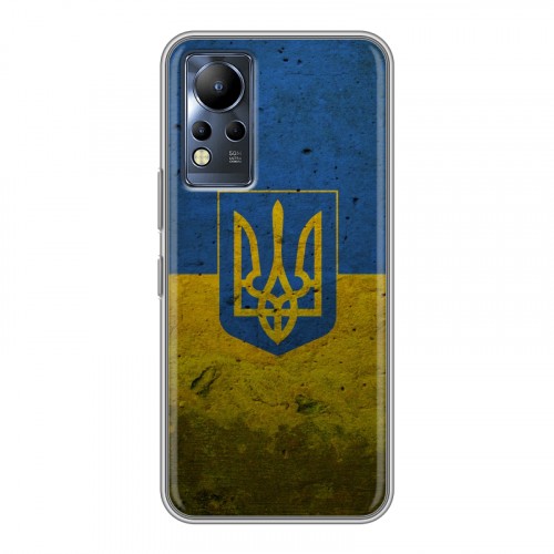Дизайнерский силиконовый чехол для Infinix Note 12 Флаг Украины