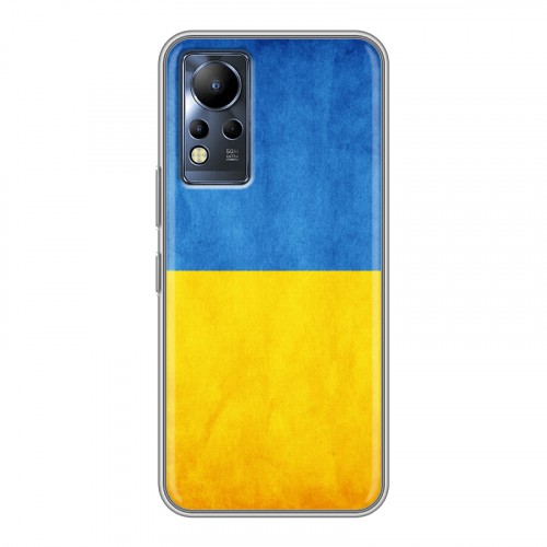 Дизайнерский силиконовый чехол для Infinix Note 12 Флаг Украины