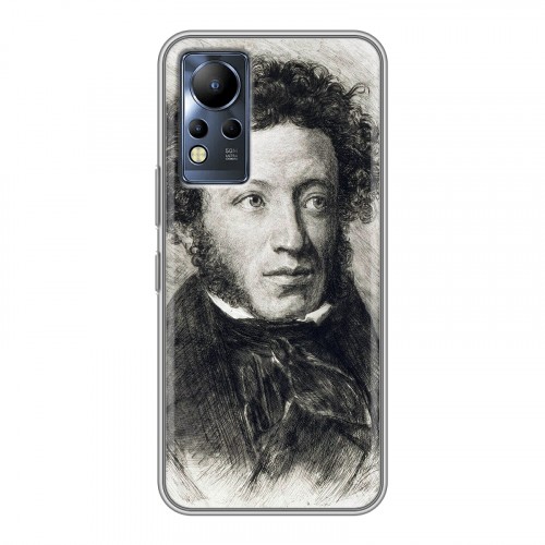 Дизайнерский силиконовый чехол для Infinix Note 12 Александр Пушкин
