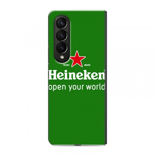 Дизайнерский пластиковый чехол для Samsung Galaxy Z Fold 4 Heineken