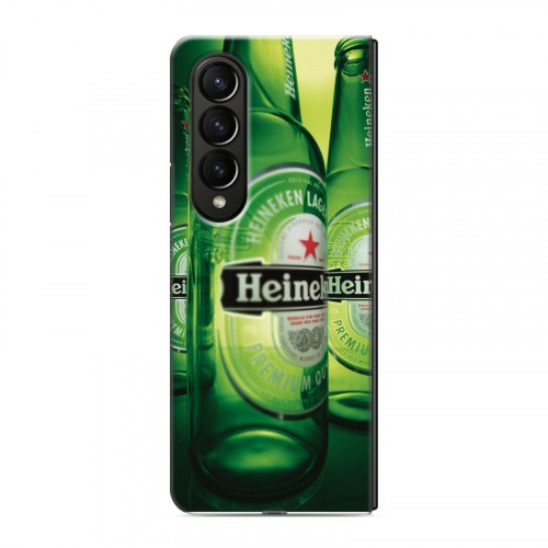 Дизайнерский пластиковый чехол для Samsung Galaxy Z Fold 4 Heineken