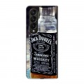 Дизайнерский пластиковый чехол для Samsung Galaxy Z Fold 4 Jack Daniels