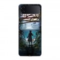 Дизайнерский пластиковый чехол для Samsung Galaxy Z Flip 4 	 Пираты карибского моря