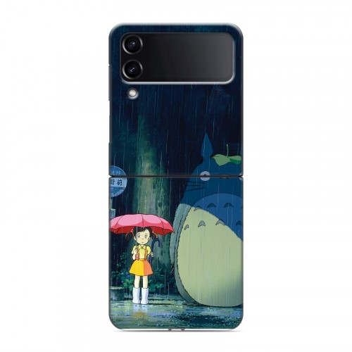Дизайнерский пластиковый чехол для Samsung Galaxy Z Flip 4 Аниме