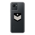 Полупрозрачный дизайнерский пластиковый чехол для Realme C30 Армия