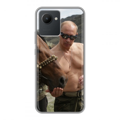 Дизайнерский пластиковый чехол для Realme C30 В.В.Путин