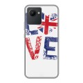 Дизайнерский силиконовый чехол для Realme C30 British love