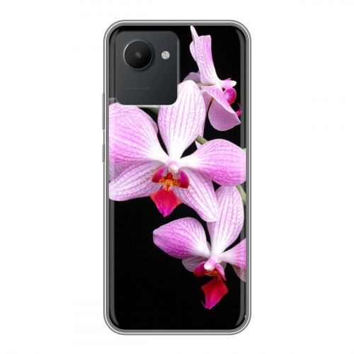 Дизайнерский силиконовый чехол для Realme C30 Орхидеи