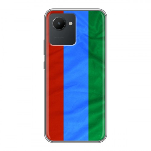 Дизайнерский пластиковый чехол для Realme C30 Флаг Дагестана