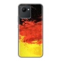 Дизайнерский силиконовый с усиленными углами чехол для Realme C30 Флаг Германии