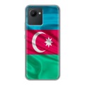 Дизайнерский силиконовый чехол для Realme C30 Флаг Азербайджана