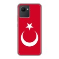 Дизайнерский силиконовый чехол для Realme C30 Флаг Турции