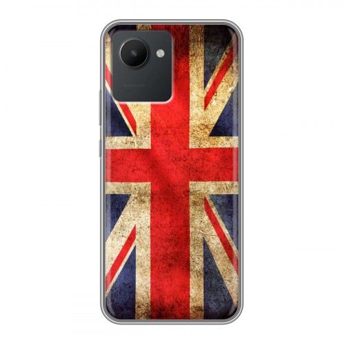 Дизайнерский силиконовый чехол для Realme C30 Флаг Британии