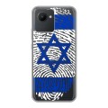 Дизайнерский силиконовый чехол для Realme C30 Флаг Израиля