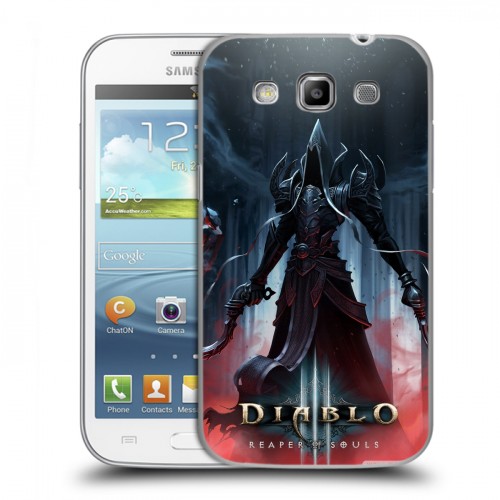 Дизайнерский пластиковый чехол для Samsung Galaxy Win Diablo