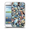 Дизайнерский пластиковый чехол для Samsung Galaxy Win Текстура камня