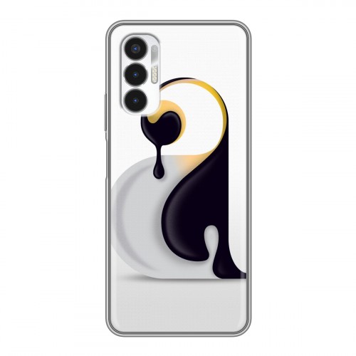 Дизайнерский силиконовый чехол для Tecno Pova 3 Пингвины
