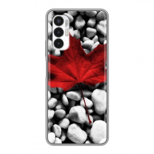 Дизайнерский силиконовый чехол для Tecno Pova 3 флаг Канады