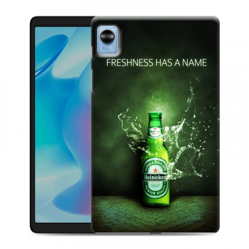 Дизайнерский силиконовый с усиленными углами чехол для Realme Pad Mini Heineken