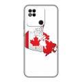 Дизайнерский пластиковый чехол для Xiaomi Redmi 10A Флаг Канады